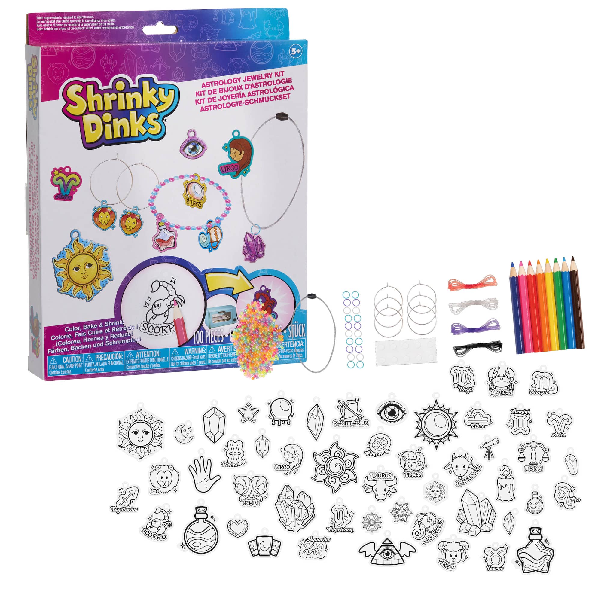 Just Play® Shrinky Dinks Astrology Jewelry Kit